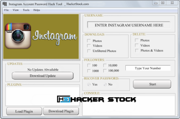 instagram password cracker no download